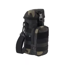 BRANDIT pouzdro na láhev 0,5-1 l s popruhem MOLLE DARK CAMO