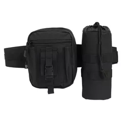 BRANDIT ledvinka ALLROUND s pouzdrem na láhev ČERNÁ