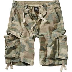 Brandit Kalhoty krátké Vintage Classic Shorts woodland světlý 7XL